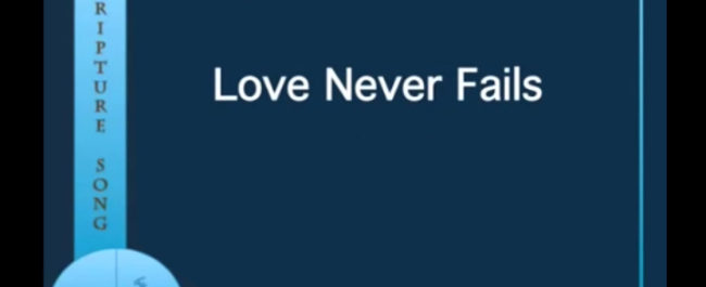 Love Never Fails (1 Corinthians 13) - JD Sebastian